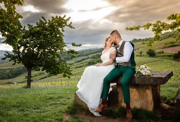 Photos de couple mariage Alsace — Studio Deux-Quatre