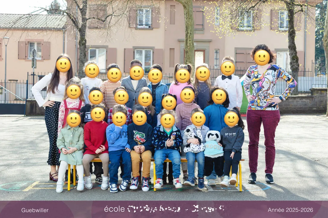 Photo de classe maternelle — Studio Deux-Quatre