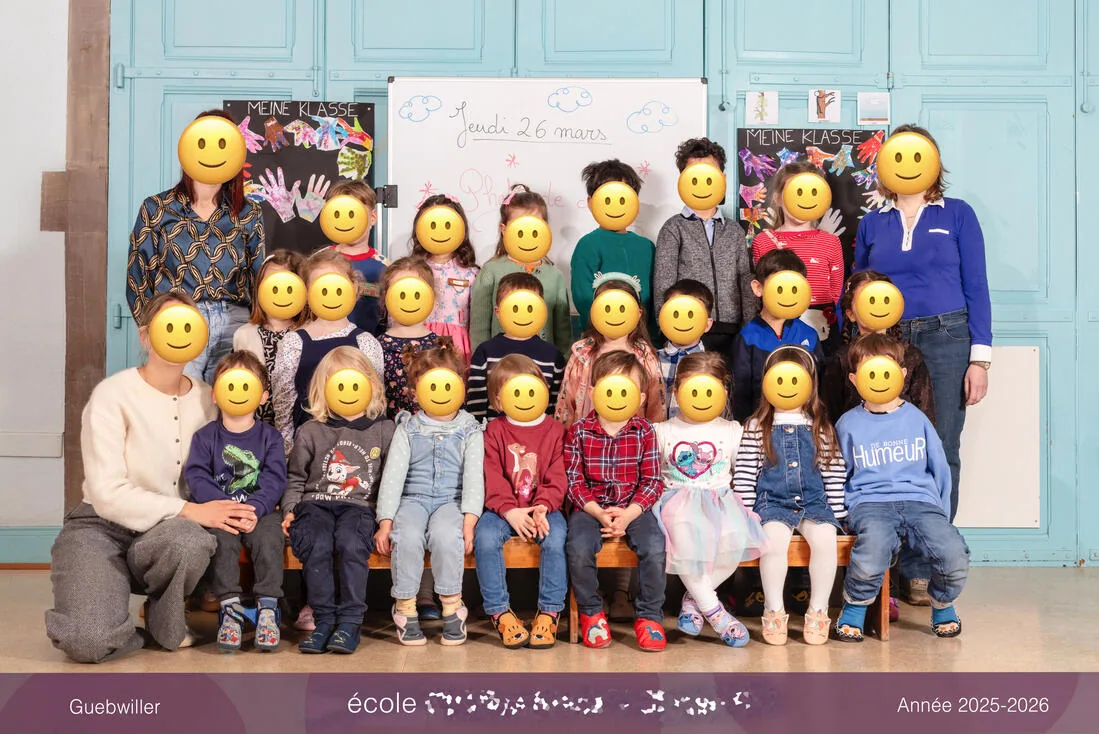 Photo de classe primaire — Studio Deux-Quatre